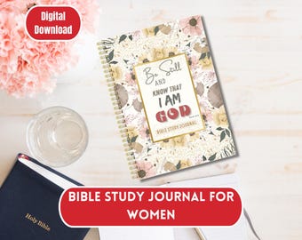 SOAP Bible Study Journal Template: Pink Floral Design (Digital Download)