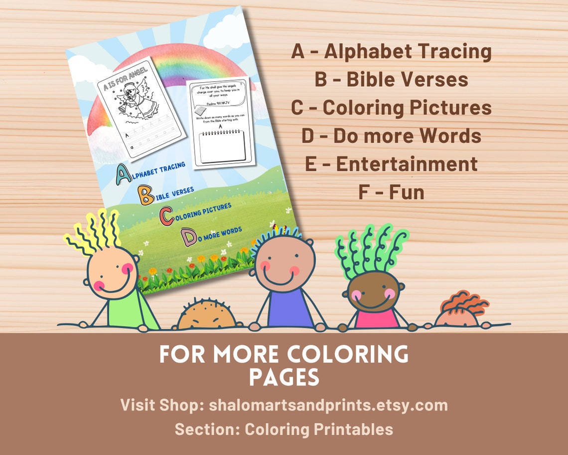 Bible ABC Coloring Pages for Christian - Il 1140xN.6198876719 E2w9 
