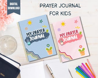 Kids Daily Prayer Journal: Christian Devotional Worksheet (Printable PDF)