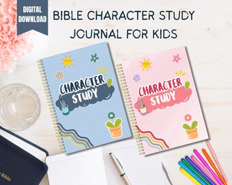Bible Character Study Kit: Christian Homeschool Journal (Printable)
