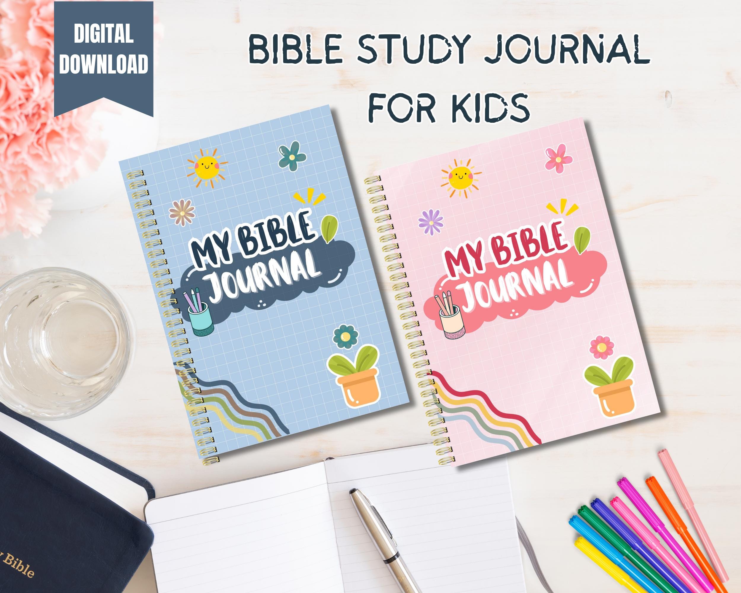 Kids Bible Study Journal: Printable Worksheet (Digital Download)