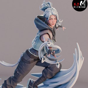 Jett / Valorant 1:8 Premium Figure / Action Statue / Game Figure