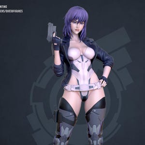 Motoko Kusanagi / Ghost in the Shell 1:8 Premium Figure / Action Statue / Anime Figure