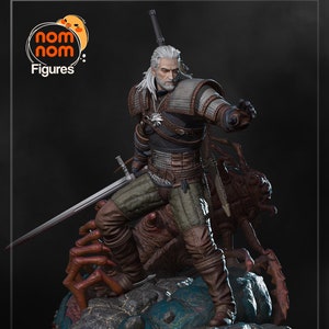Geralt of Rivia / The Witcher - Handmade Collectible, Exquisite Craftsmanship, Perfect for Witcher Fans  Collectors