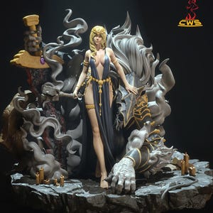 Koningin Marika de Eeuwige / Elden-ring 1:8 Premium figuur / Handgemaakt / Game-standbeeld / Elden-ring fanart