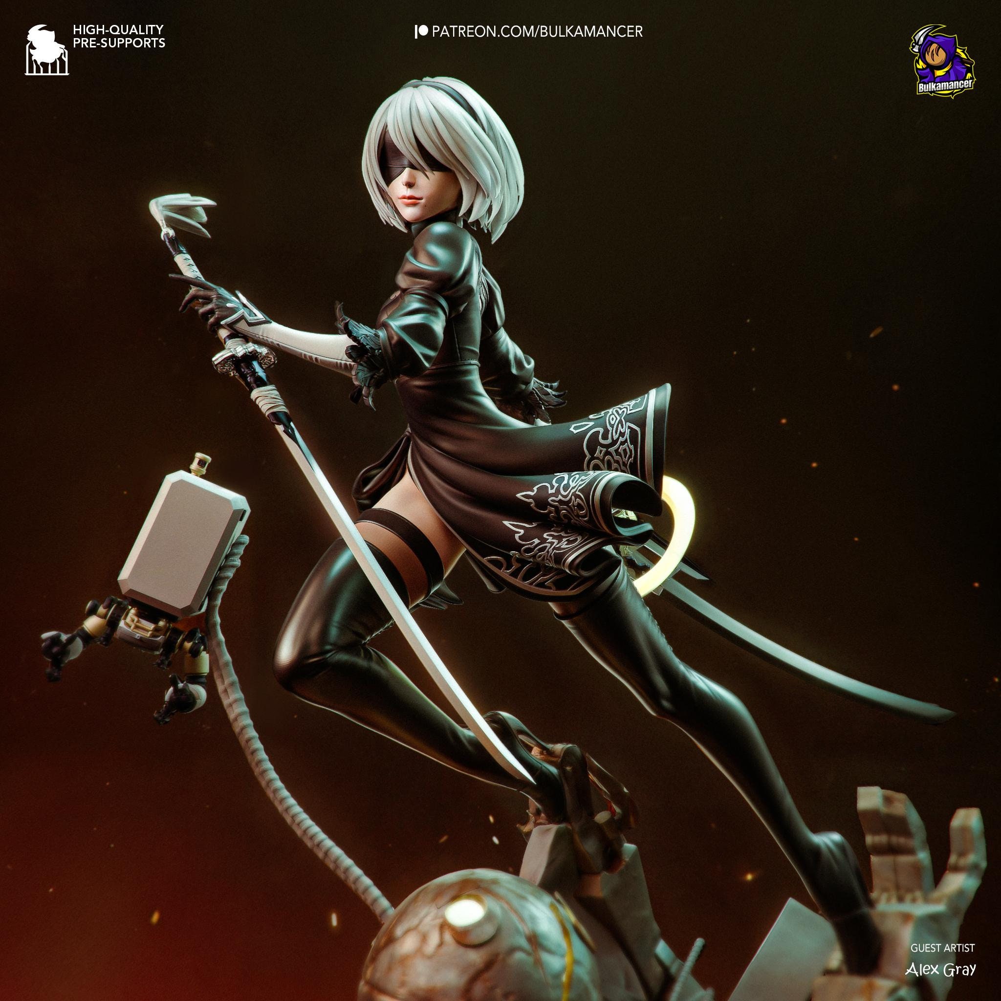2B / Nier Automata 1:8 Premium Figure / Action Statue / Anime