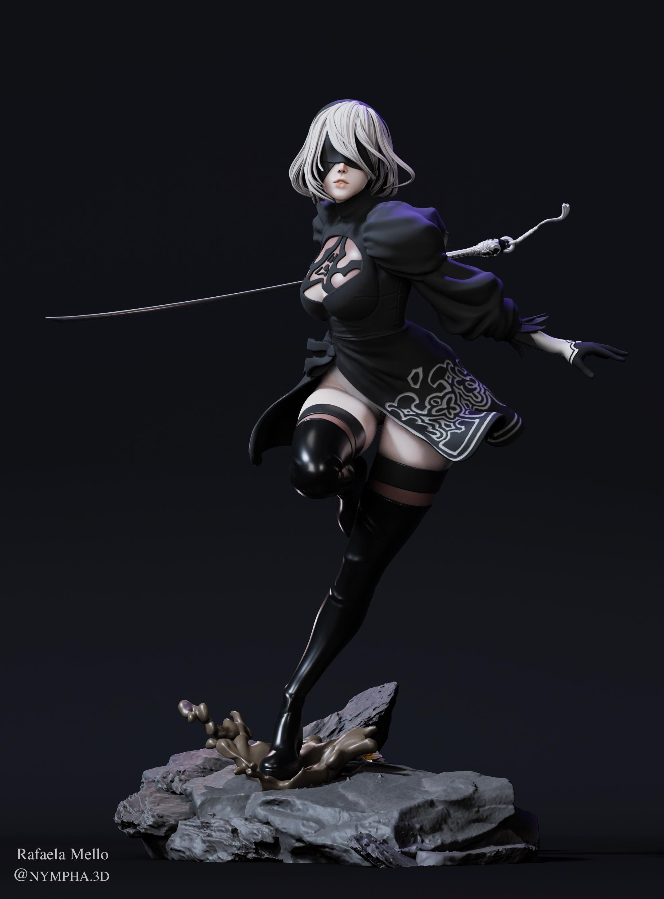 （海外）NieR:Automata 2B フィギュア Amazon.com: Flare Aug188947 Nier Automata: 2B Yorha No. 2 Type B