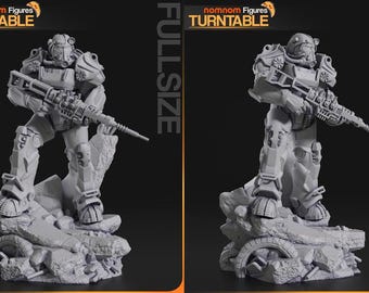 T-60パワーアーマー像 | Fallout 4にインスパイアされたコレクターズ