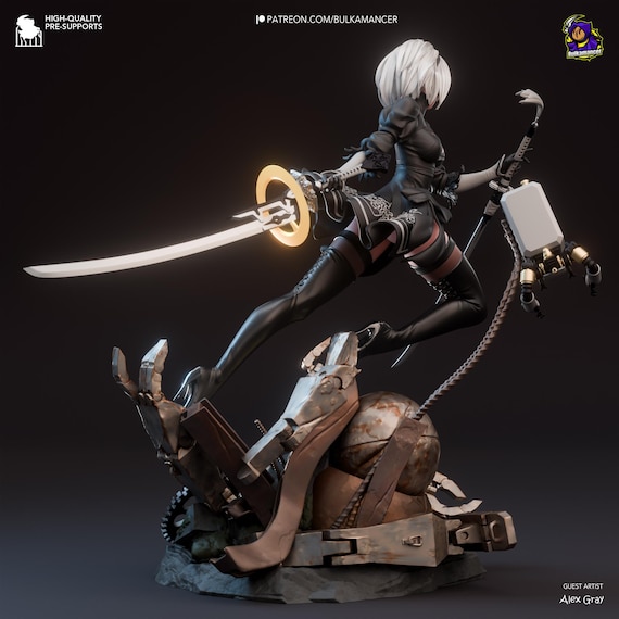 2B / Nier Automata 1:8 Premium Figure / Action Statue / Anime