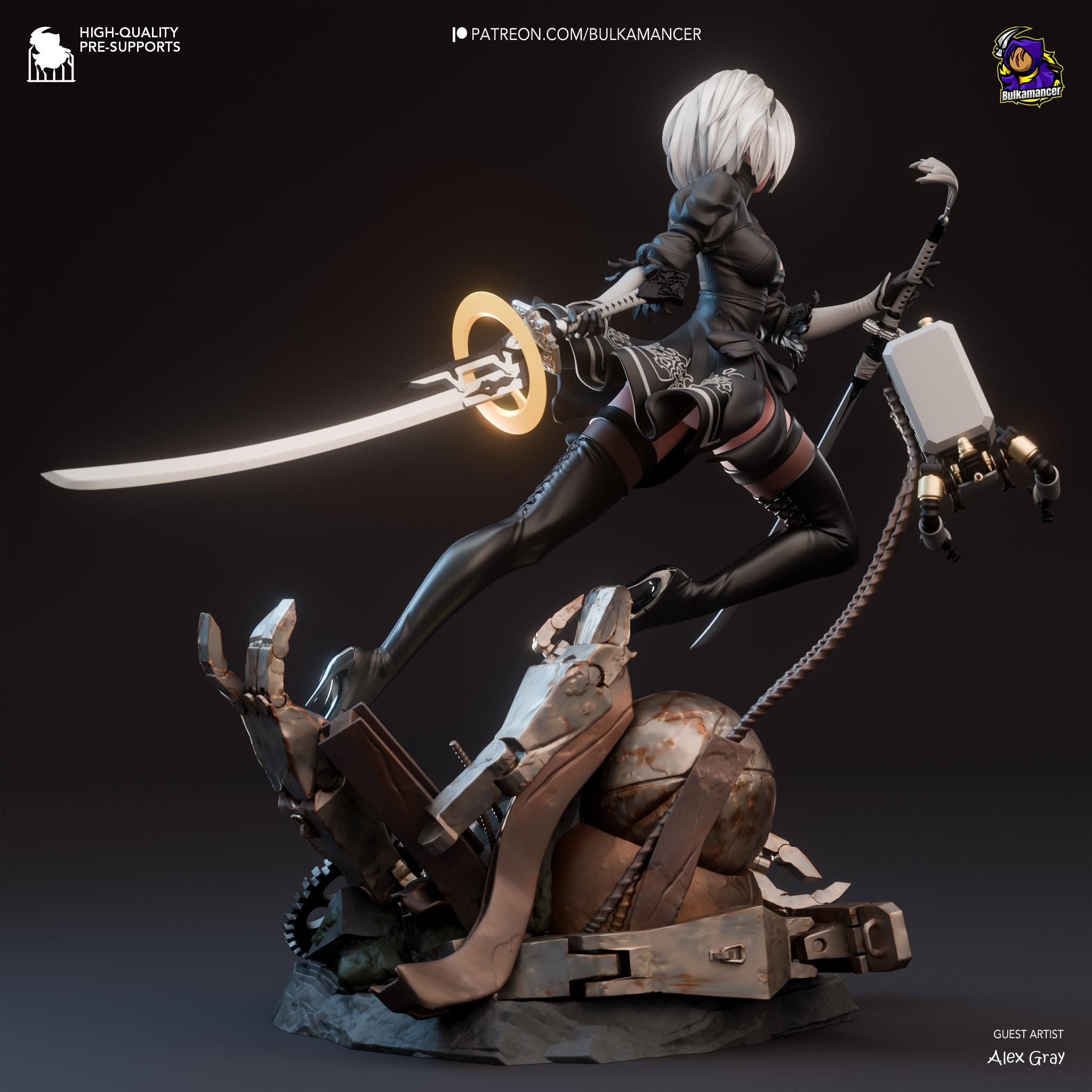 2B / Nier Automata 1:8 Premium Figure / Action Statue / Anime