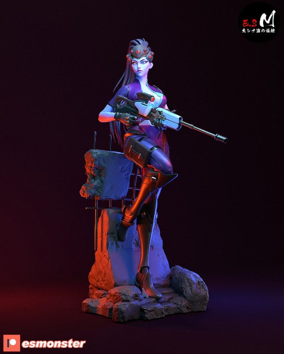 Overwatch Widowmaker Statue オーバーウォッチ Blizzard Overwatch OW Widowmaker 34.5CM Statue Model FIGURES