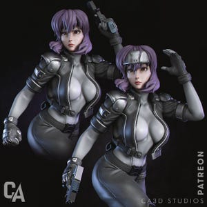 Motoko Kusanagi / Ghost in the Shell 1:8 Premium Figure / Action Statue / Anime Figure