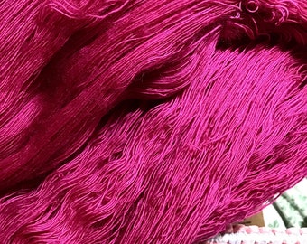 Sarah Sommers Does It Pink! -  Fine Lace - 1ply Cobweb- Australian Merino - Bobby La’s Hand Dyed Yarns -