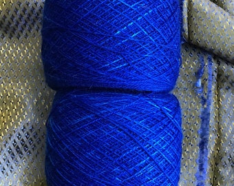 Bobby La’s Hand Dyed Yarns - Deep French Ultra Blue - Fine Lace - 1ply Cobweb- Australian Merino