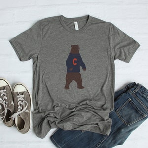 Chicago Fan Bear T-Shirt: Unisex Football Shirt