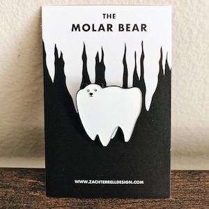 The Molar Bear Enamel Pin