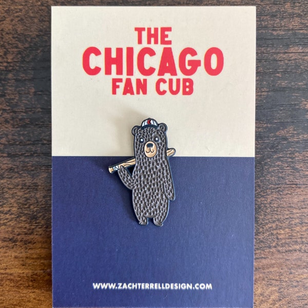 Chicago Enamel Pin Etsy