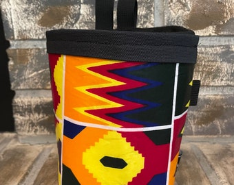 African Fabric Kente chalk bag