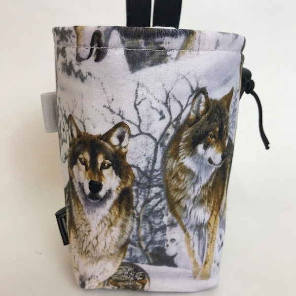 Winter Wolves Chalk Bag