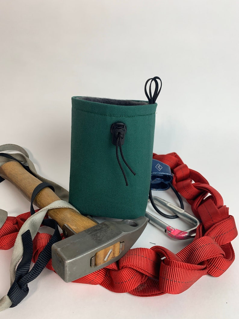 Green Canvas Chalk Bag image 1