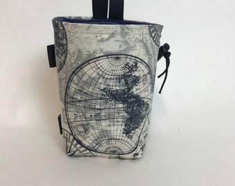 World Map Chalk Bag Chalk Bag