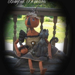 Pumpkin Doll Primitive Cat Pumpkin Fall Halloween Lucy Boo digital ePATTERN