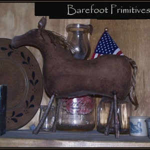 Primitive stick Horse critter animal ePATTERN