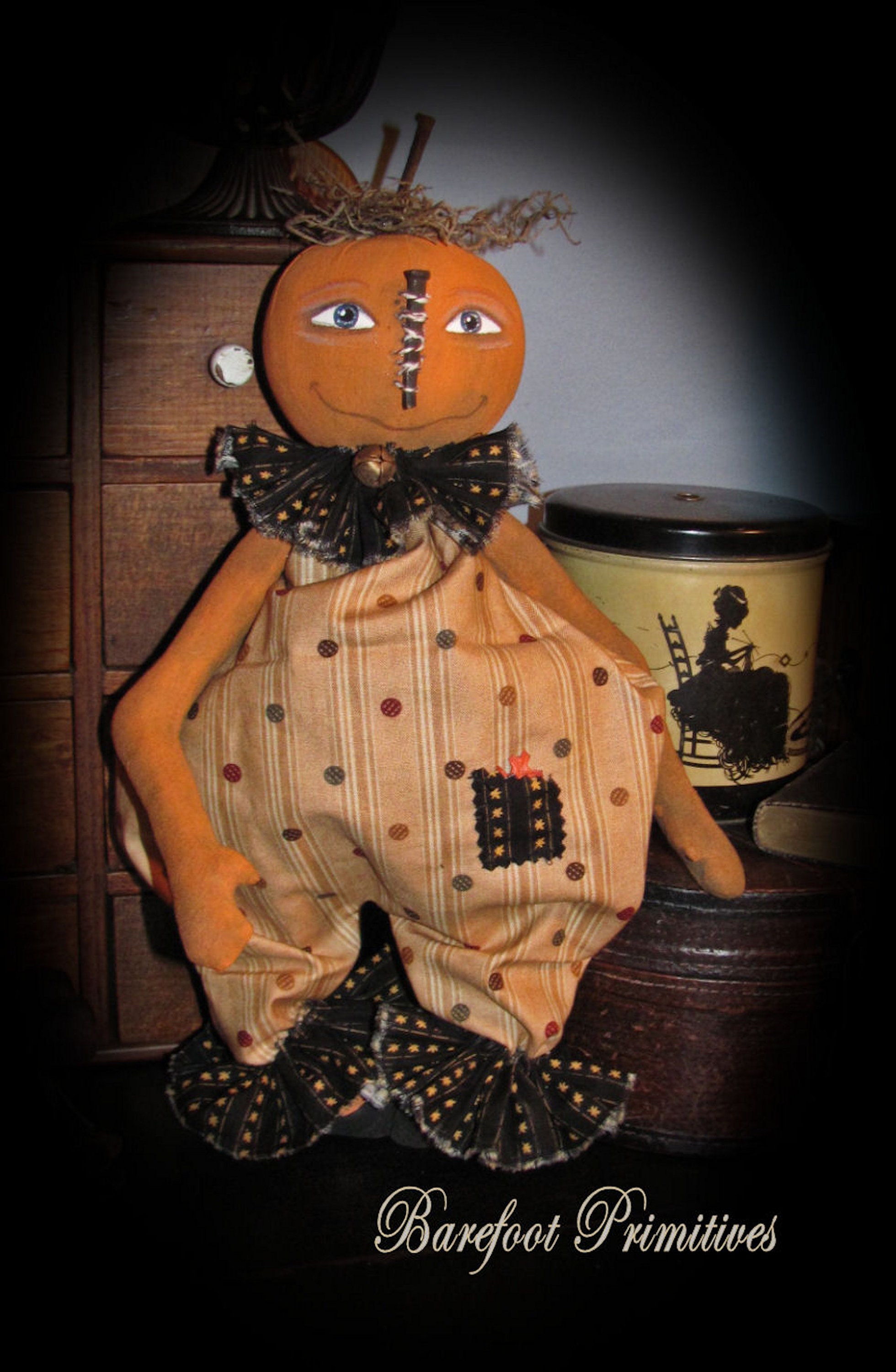 Pumpkin doll Halloween Ollie PDF digital PATTERN
