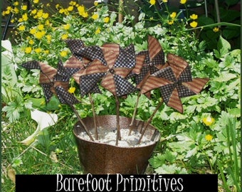 Pinwheel American summer ornament Stick decoration bowl filler digital e PATTERN