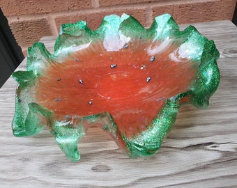 Watermelon Resin Bowl