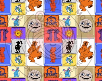 Bear in the big blue house inspired seamless file