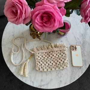 Macrame clutch, bag