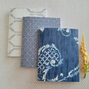 BLUE MIX mini sketchbooks, travel diary, meditation journal, plant care journal, 4.5 x 5.5 inches, share with a friend, UNLINED