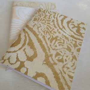 GOLD MIX mini sketchbooks, travel diary, meditation journal, plant care journal, 4.5 x 5.5 inches, share with a friend, BLANK