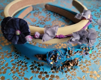 Yellow headband, spring headband,  .75 inches