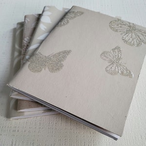 TAUPE mini sketchbooks, travel diary, meditation journal, plant care journal, 4.5 x 5.5 inches, share with a friend, UNLINED