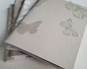 TAUPE mini sketchbooks, travel diary, meditation journal, plant care journal, 4.5 x 5.5 inches, share with a friend, UNLINED