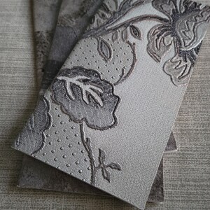 GREY floral sketchbooks, meditation journal, plant care journal, bridesmaid gift, 4.25 X 8.25 inches, share with a friend, LINED