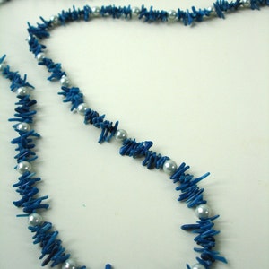 Blue coral and freshwater pearls image 2