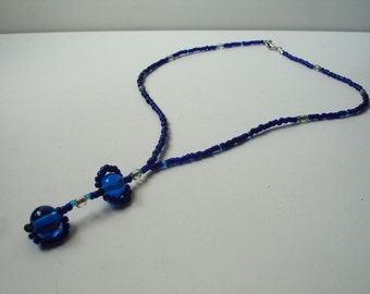 True blue necklace