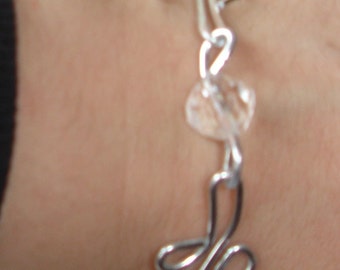 Airy bracelet - silver coated