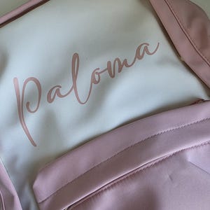 Custom Nylon Backpack, Personalised Backpack, Back To School Backpack, Customisable Backpack, Toddler Bag, Travel Backpack, Daycare Backpack