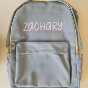 Custom Nylon Backpack, Personalised Backpack, Back To School Backpack, Customisable Backpack, Toddler Bag, Travel Backpack, Daycare Backpack