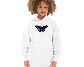 Black Butterfly Kids Hoodie