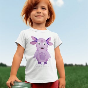 Luntik and his friends, Russian cartoons, Luntik, pink-violet color. pink-violet color unisex. (for USA)