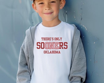 OU Kid's Comfort Colors Shirt, Boomer Sooner Gameday