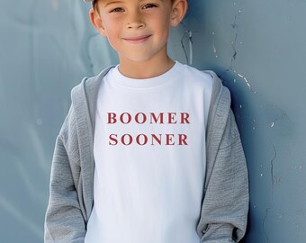 OU Kids Shirt, Boomer Sooner Comfort Colors Gameday Tee