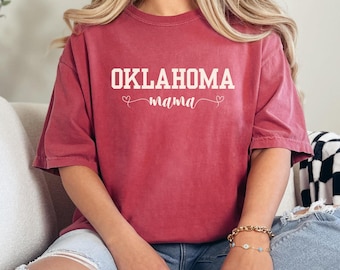 Oklahoma Mama Comfort Colors® Gameday Shirt, OU Football