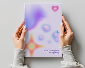 Aesthetic Hardcover Journal, Gratitude Notebook, Gift for Her