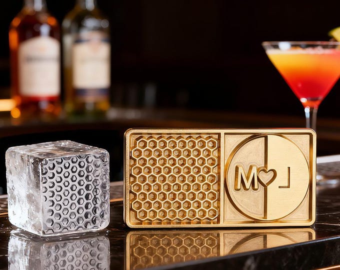 Custom Ice Tray, Christmas Gift, Customer Ice Stamp Plate, Ice Cube Logo, Custom Ice Plate Mold, Personalized Ice Cube Stamp